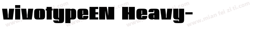 vivotypeEN Heavy字体转换
